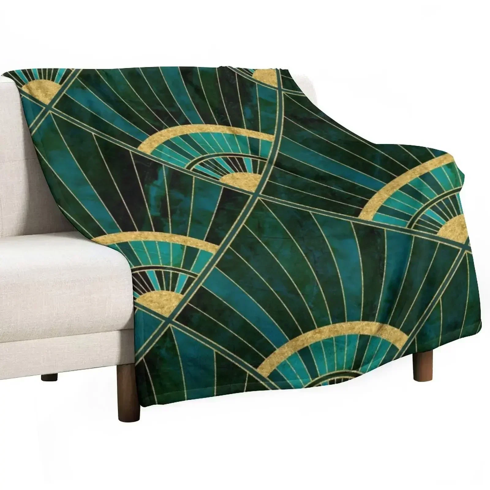 Art Deco Real Green Marbled Geometric Pattern Throw Blanket Soft Home Decor Blanket for Couch Bedroom
Art Deco Real Green Marbled Geometric Pattern Throw Blanket Soft Home Decor Blanket for Couch Bedroom
