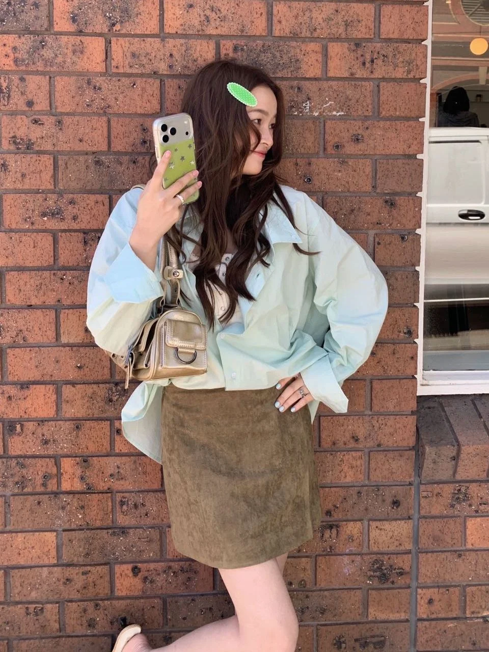 High Waist Flared Skirt Women's Spring Vintage Leather Short Skirt Bodycon Half Body Half Length Side Split Skirt
High Waist Flared Skirt Women's Spring Vintage Leather Short Skirt Bodycon Half Body Half Length Side Split Skirt
