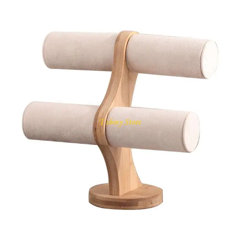 N58F 2 Tiers Bracelets Rack Watch Storage Bangle Table Top Wooden Holder
N58F 2 Tiers Bracelets Rack Watch Storage Bangle Table Top Wooden Holder