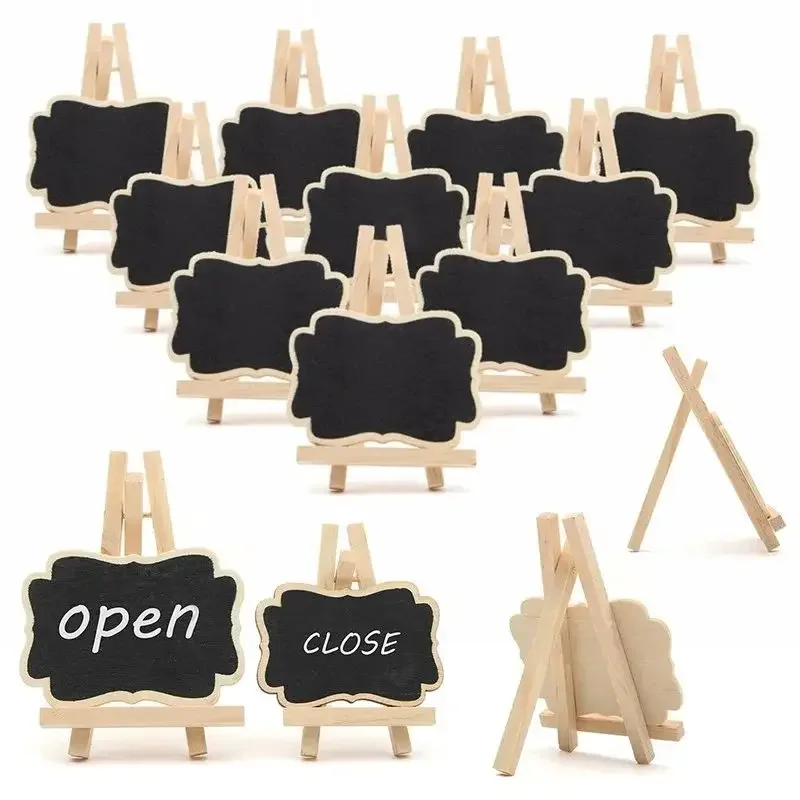 3/5/10PCS/Set Wooden Blackboard Universal Message Board Mini Chalkboard Portable Wedding Party Decor Decorative Parts
3/5/10PCS/Set Wooden Blackboard Universal Message Board Mini Chalkboard Portable Wedding Party Decor Decorative Parts