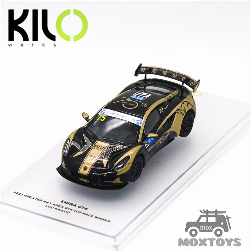 KILO 1:64 EMIRA GT4 LKL 2023 Macau Race Winner TEAM TORO #75 limited1999pcs Diecast Model Car
KILO 1:64 EMIRA GT4 LKL 2023 Macau Race Winner TEAM TORO #75 limited1999pcs Diecast Model Car