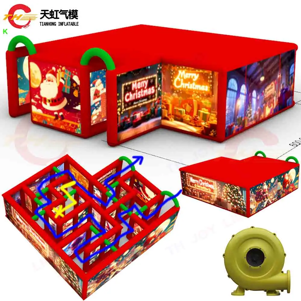 2025 новый дизайн, надувной рождественский лабиринт с печатью, праздничный надувной лабиринт, головоломка, карнавальная спортивная игра
2025 новый дизайн, надувной рождественский лабиринт с печатью, праздничный надувной лабиринт, головоломка, карнавальная спортивная игра