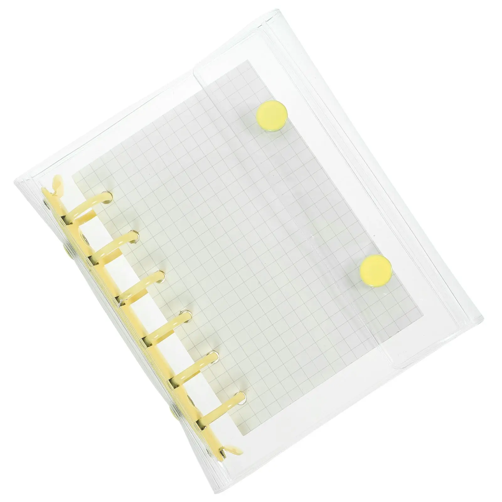 Portable Mini Binder 6 Hole Loose Leaf Notebook Double Buckle Yellow Color Detachable Pages Ideal for Travelers Students
Portable Mini Binder 6 Hole Loose Leaf Notebook Double Buckle Yellow Color Detachable Pages Ideal for Travelers Students