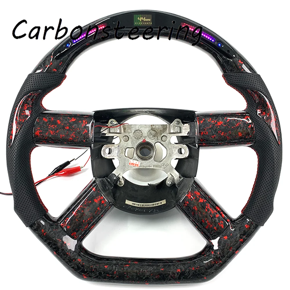 Forged Carbon Fiber Steering Wheel with LED RPM Display for Chrysler 300 300C SRT8 2004-2010 Custom Racing Style Design
Forged Carbon Fiber Steering Wheel with LED RPM Display for Chrysler 300 300C SRT8 2004-2010 Custom Racing Style Design