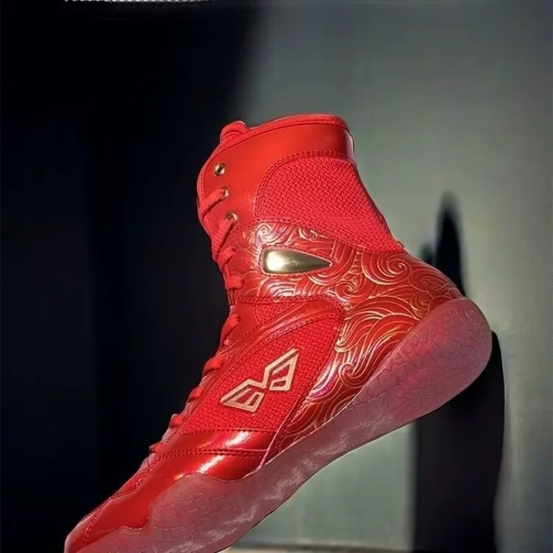 Luxury Brand Wrestling Shoes Men Women Mesh Breathable Boxing Boots Non-Slip Fighting Shoes High Top Gym Training Shoe Unisex
Luxury Brand Wrestling Shoes Men Women Mesh Breathable Boxing Boots Non-Slip Fighting Shoes High Top Gym Training Shoe Unisex