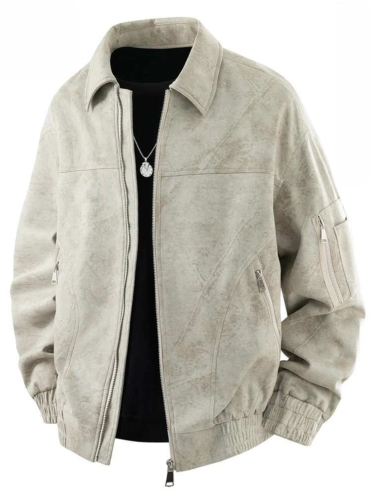 Rn American Sle Мужская замшевая рабочая куртка со свободным воротником, осенне-зимняя верхняя одежда, повседневная ветрозащитная одежда из полиэфирного волокна Long Sve
Rn American Sle Мужская замшевая рабочая куртка со свободным воротником, осенне-зимняя верхняя одежда, повседневная ветрозащитная одежда из полиэфирного волокна Long Sve