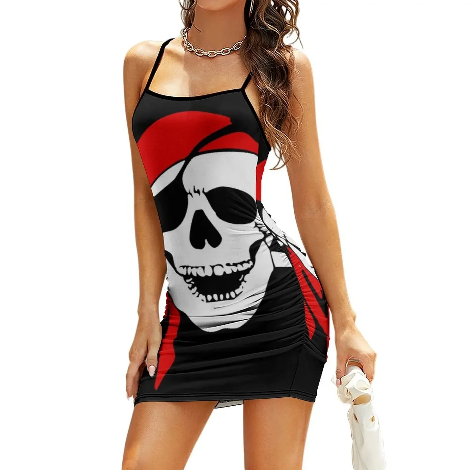 Pirate flag Sling Dress sensual sexy dress for women summer dresses womens 2025 Aesthetic clothing Cocktail of dresses Dress
Pirate flag Sling Dress sensual sexy dress for women summer dresses womens 2025 Aesthetic clothing Cocktail of dresses Dress