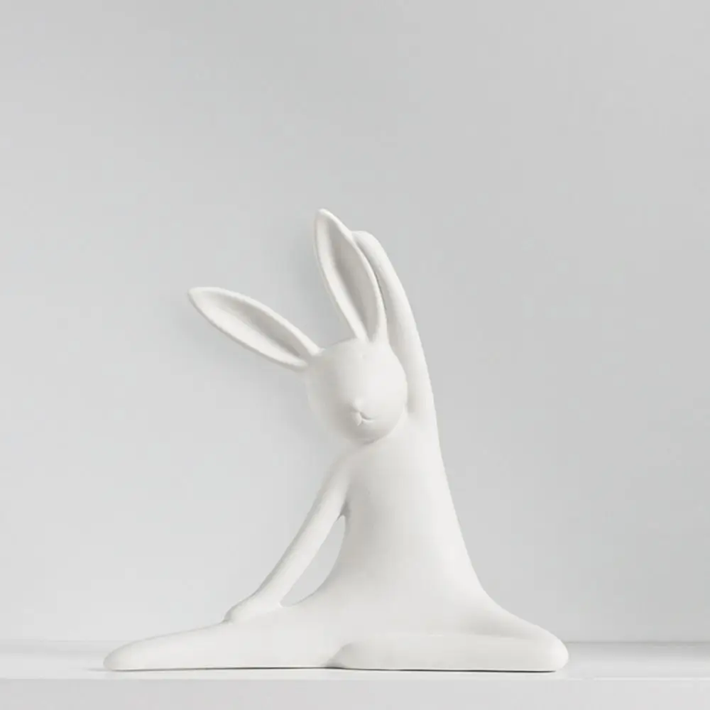 Desktop Ornament Ceramic Rabbit Figurine Cute White‘ Animal Sculpture Creative Handicraft Bunny Statue Gift
Desktop Ornament Ceramic Rabbit Figurine Cute White‘ Animal Sculpture Creative Handicraft Bunny Statue Gift