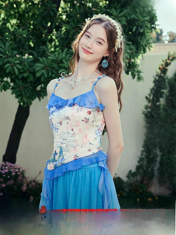 Новое летнее платье-туника с цветочным принтом и оборками для женщин, коллекция Fairy T Dr 2025
Новое летнее платье-туника с цветочным принтом и оборками для женщин, коллекция Fairy T Dr 2025