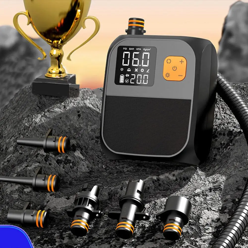 20PSI High Pressure Portable Air Compressor Stand Up Paddle SUP Pump Inflation Paddle Board Pump for Surfing Kite Mattress Tent
20PSI High Pressure Portable Air Compressor Stand Up Paddle SUP Pump Inflation Paddle Board Pump for Surfing Kite Mattress Tent