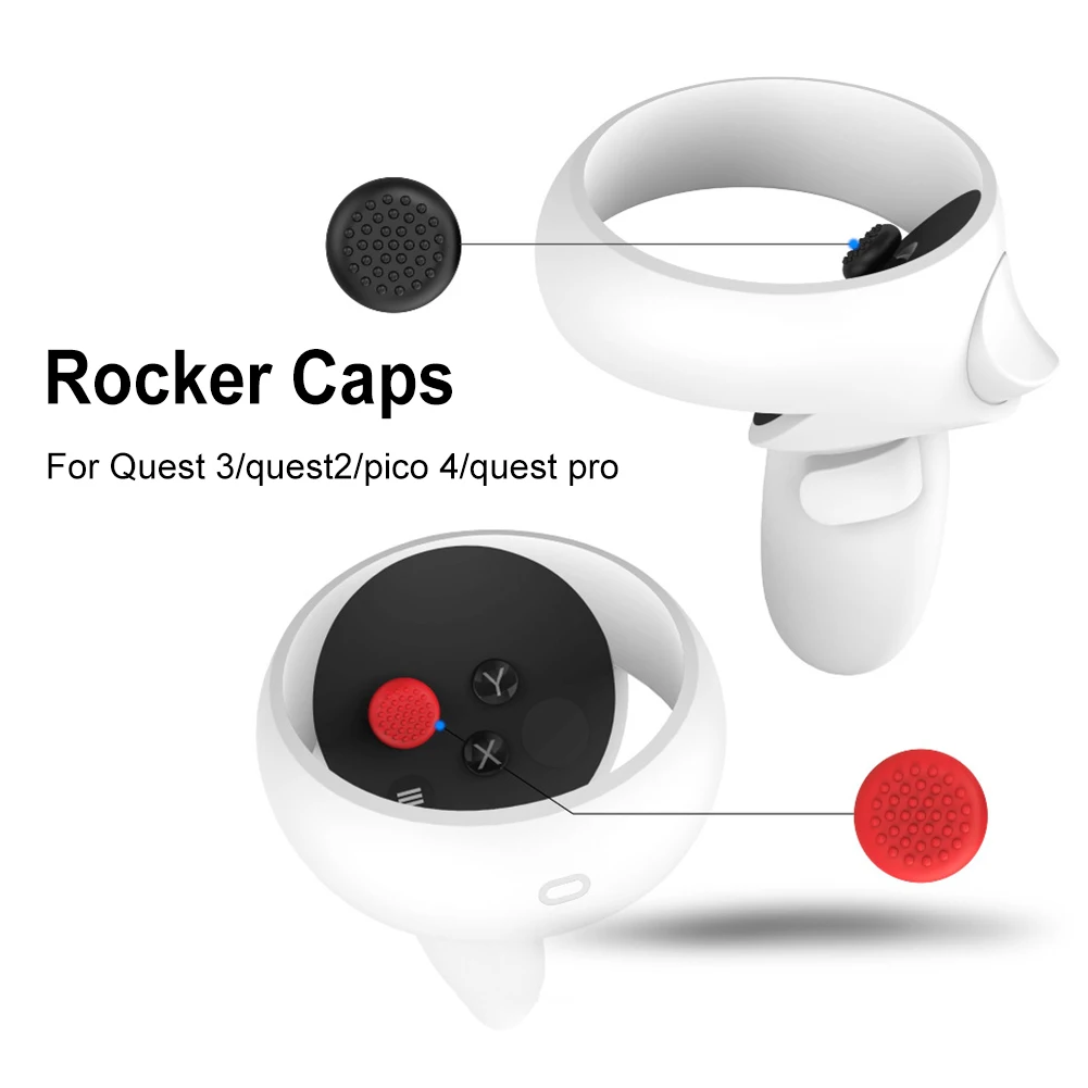 Controller Thumb Cover VR Accessories Silicone Touch Controller Rocker Cover for Meta Quest 3/Quest2/Pico 4/Quest Pro
Controller Thumb Cover VR Accessories Silicone Touch Controller Rocker Cover for Meta Quest 3/Quest2/Pico 4/Quest Pro