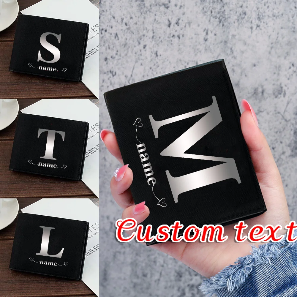 Personalized Customized Name Black Wallet Multifunctional ID Card Credit Card Holder High-quality and Durable Wallet
Personalized Customized Name Black Wallet Multifunctional ID Card Credit Card Holder High-quality and Durable Wallet