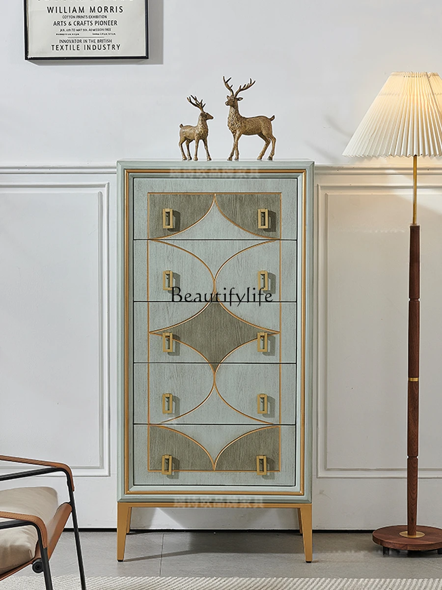 American Light Luxury Solid Wood Drawer Bedroom Wall-Mounted Tailstock Storage Cabinet
American Light Luxury Solid Wood Drawer Bedroom Wall-Mounted Tailstock Storage Cabinet