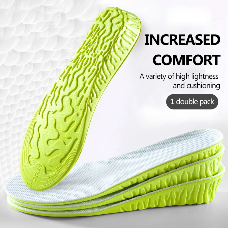 EVA Invisible Height Increase Insoles for Shoes Memory Foam Shoe sole Breathable Comfortable Insole for Men Women Feet Care Pads
EVA Invisible Height Increase Insoles for Shoes Memory Foam Shoe sole Breathable Comfortable Insole for Men Women Feet Care Pads