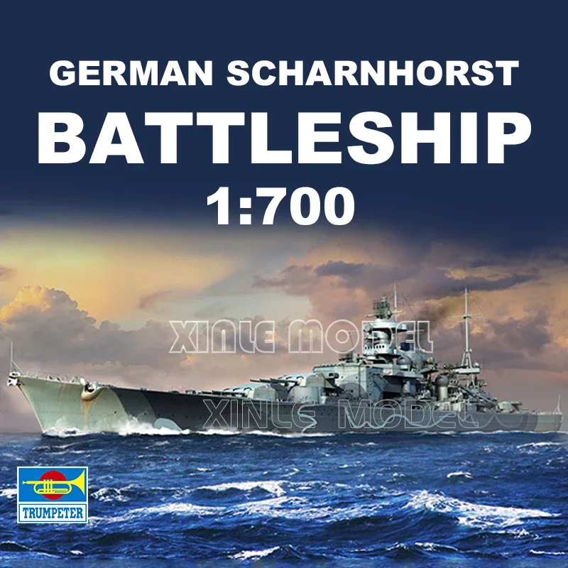 Пластиковый собранный комплект модели корабля Trumpeter 06737, немецкий линкор, Шарнхорст, 1/700
Пластиковый собранный комплект модели корабля Trumpeter 06737, немецкий линкор, Шарнхорст, 1/700
