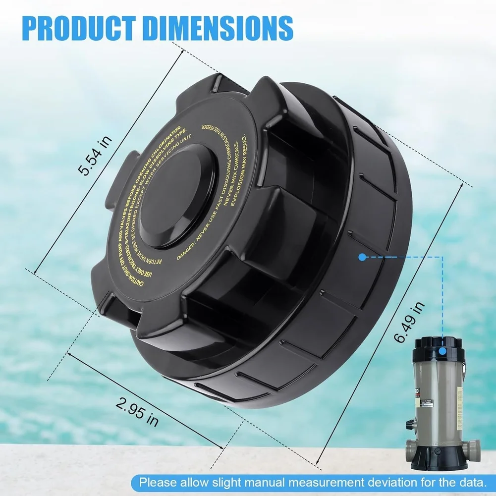 1 Set For Pool Water Automatic Chlorination FOR HAYWARD CL100 CL200 Automatic Chlorinator Feeder Cover Replacement Cap
1 Set For Pool Water Automatic Chlorination FOR HAYWARD CL100 CL200 Automatic Chlorinator Feeder Cover Replacement Cap