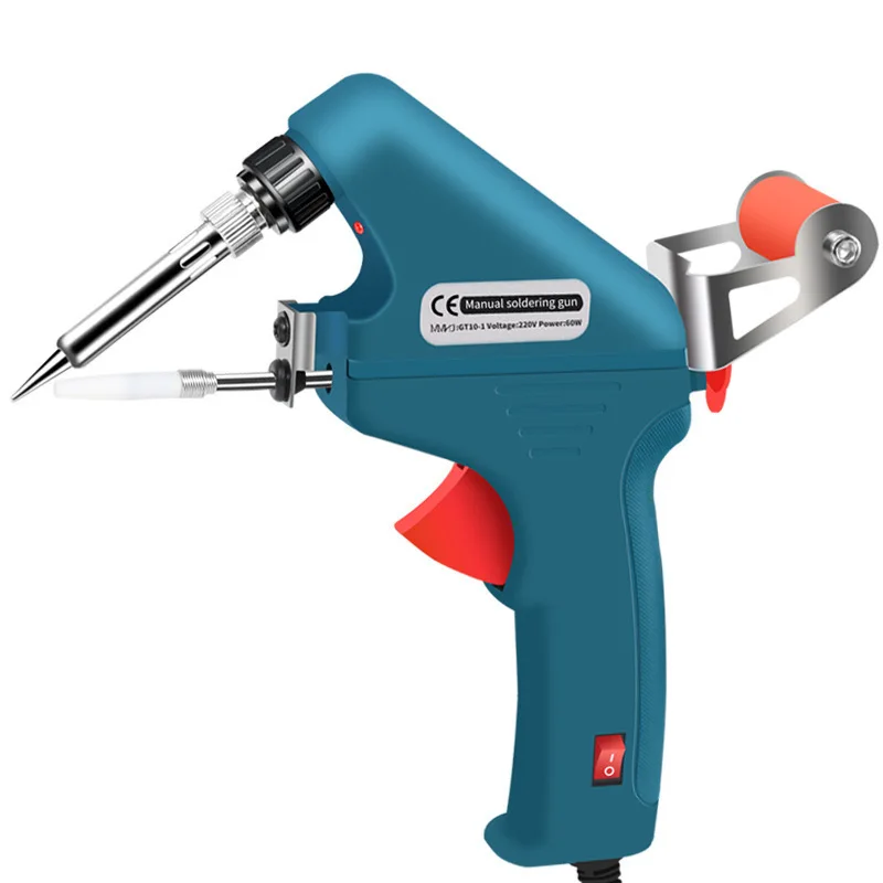 Manual welded gun electricity soldering iron hand holding automatic welding gun suite 60W FCC CE
Manual welded gun electricity soldering iron hand holding automatic welding gun suite 60W FCC CE