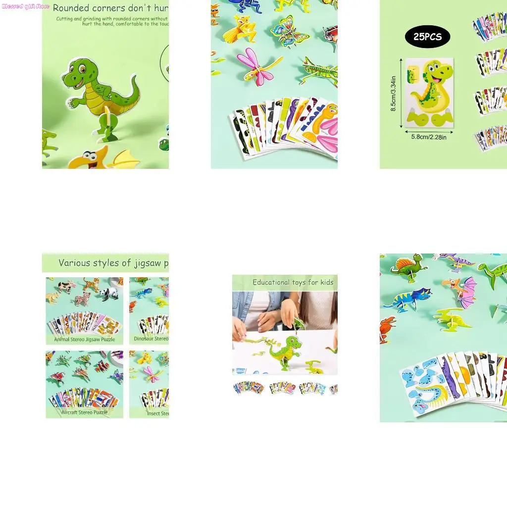 D0JC 25 шт./компл. детская 3D игрушка-головоломка для малышей игрушка для координации рук и глаз, мелкая моторика
D0JC 25 шт./компл. детская 3D игрушка-головоломка для малышей игрушка для координации рук и глаз, мелкая моторика