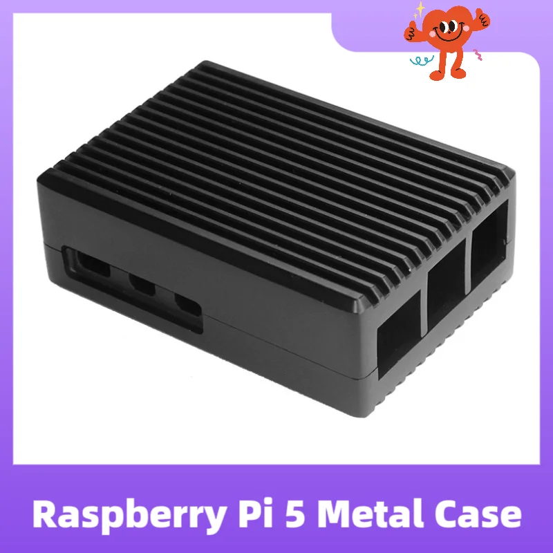 Raspberry Pi 5, металлический корпус, Φ, алюминиевый сплав, поддержка охлаждающего вентилятора для RPi 5
Raspberry Pi 5, металлический корпус, Φ, алюминиевый сплав, поддержка охлаждающего вентилятора для RPi 5
