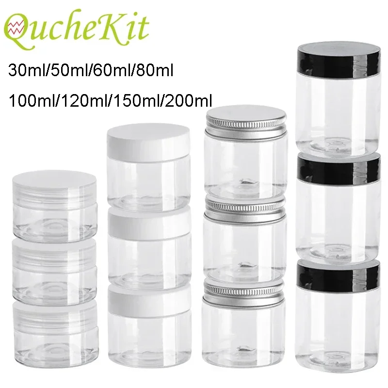 20Pcs Kitchen Food Storage Box Clear Plastic Jars With Lid Makeup Cosmetic Containers Travel Bottle Face Cream Sample Pot Jar
20Pcs Kitchen Food Storage Box Clear Plastic Jars With Lid Makeup Cosmetic Containers Travel Bottle Face Cream Sample Pot Jar
