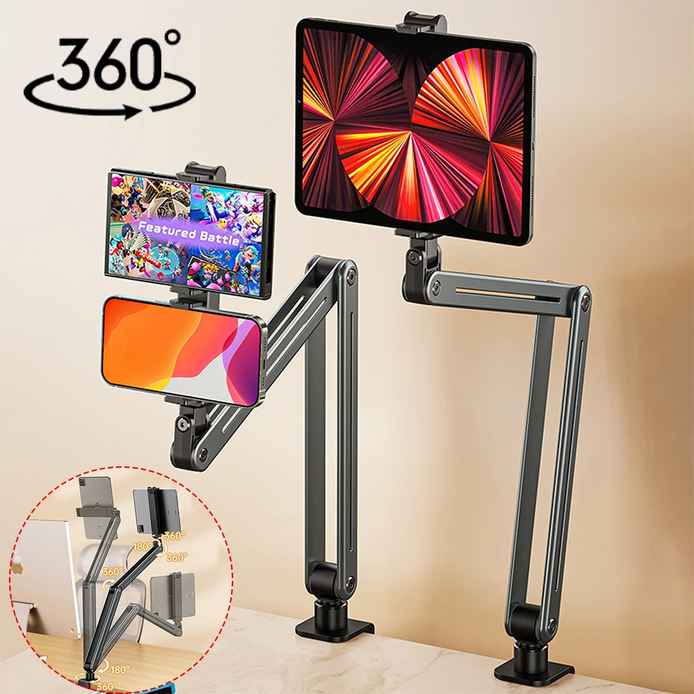 Portable Aluminum Alloy Tablet Bracket Foldable Telescopic Laptop Desktop Stand 360° Rotation Lifting Notebook Table Holder
Portable Aluminum Alloy Tablet Bracket Foldable Telescopic Laptop Desktop Stand 360° Rotation Lifting Notebook Table Holder