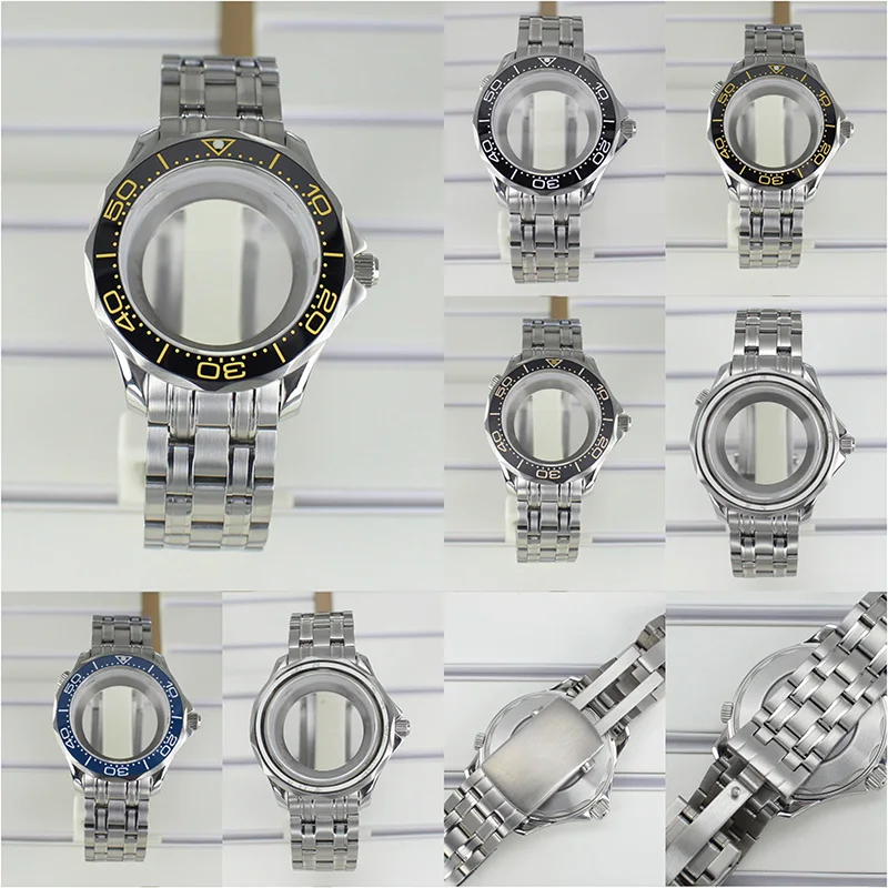 41mm NH35 Watch Case Stainless Steel Strap Waterproof for NH34 NH35 NH36 Movement Replacement Accessory 30.5mmDial for Seamaster
41mm NH35 Watch Case Stainless Steel Strap Waterproof for NH34 NH35 NH36 Movement Replacement Accessory 30.5mmDial for Seamaster