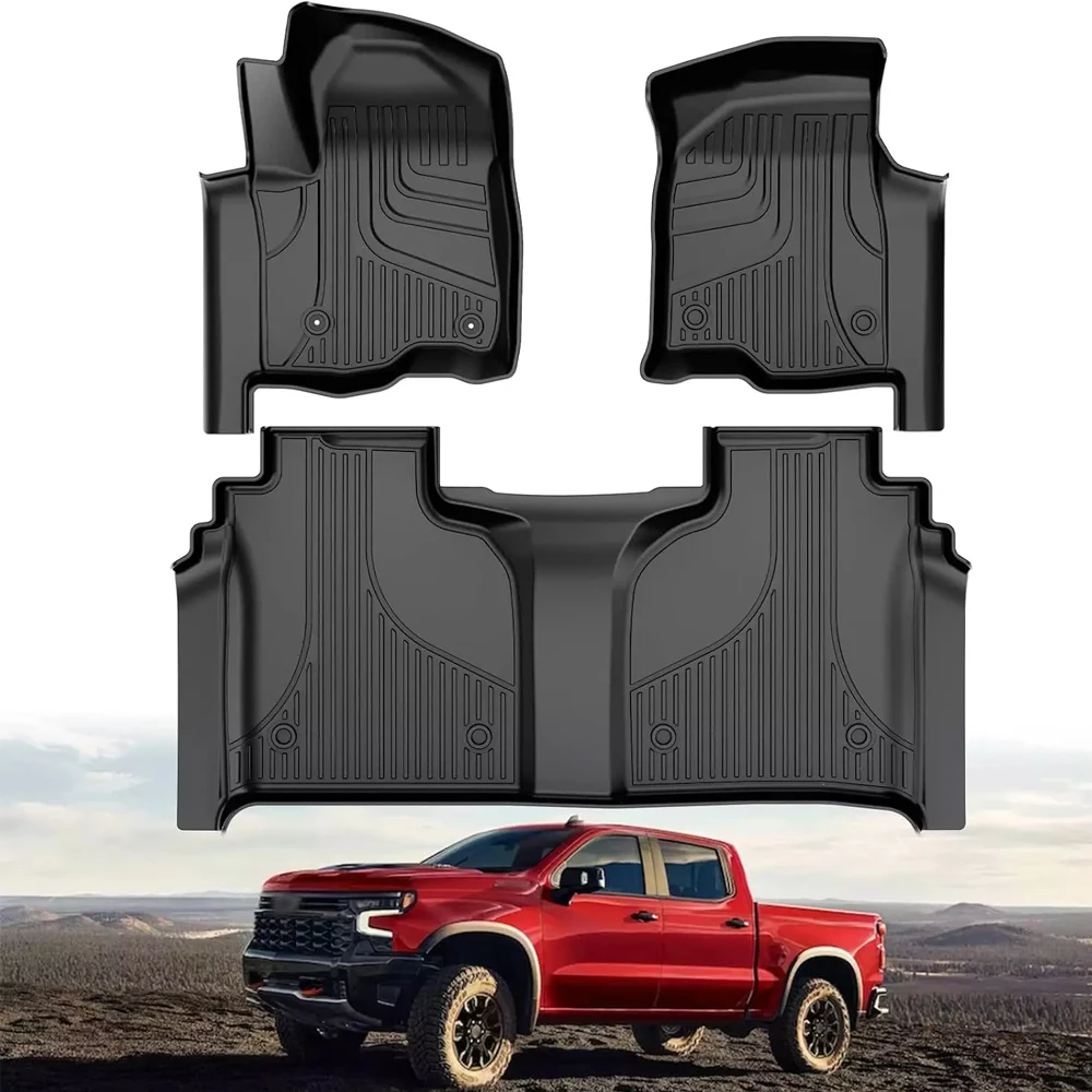 High Quality Car Accessories Fit For 2019-2025 Silverado Sierra 1500 2500 3500 Crew Cab TPE Floor Mats Liners Durable
High Quality Car Accessories Fit For 2019-2025 Silverado Sierra 1500 2500 3500 Crew Cab TPE Floor Mats Liners Durable