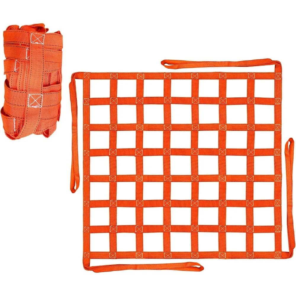 Cargo Lifting Net 1100LBS, 3.28'x3.28' Safety Lifting Net Straps for Hoist 10cm Square Mesh, Sling Hoisting Net, Heavy Duty Cargo Net for Construction Moving Towing Hoisting Loading Unloading
Cargo Lifting Net 1100LBS, 3.28'x3.28' Safety Lifting Net Straps for Hoist 10cm Square Mesh, Sling Hoisting Net, Heavy Duty Cargo Net for Construction Moving Towing Hoisting Loading Unloading