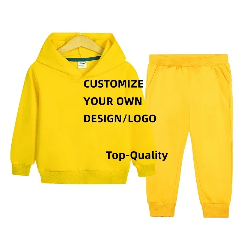 Children's Sweatshirt & Sweatpants Set Spring Autumn Winter Boys Girls Sports Tracksuit Relaxed 2PCS Combo DIY Custom LOGO Image
Children's Sweatshirt & Sweatpants Set Spring Autumn Winter Boys Girls Sports Tracksuit Relaxed 2PCS Combo DIY Custom LOGO Image