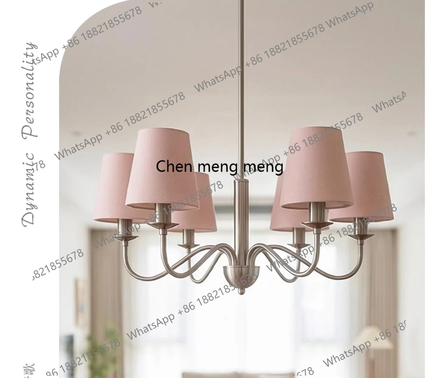 Light French lotus root pink fabric chandelier premium cream wind bedroom living room dining room chandelier
Light French lotus root pink fabric chandelier premium cream wind bedroom living room dining room chandelier