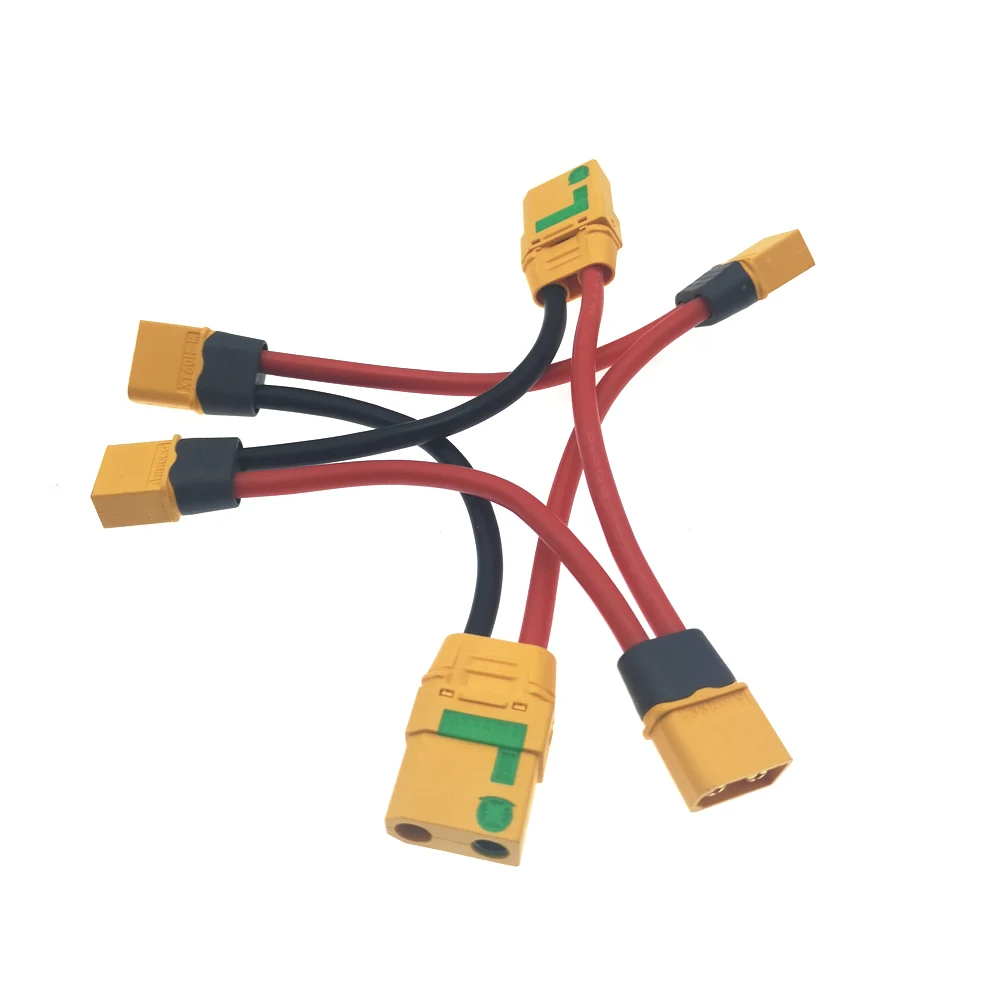 XT60 to XT90 Tandem cable Lithium Battery Adapter Serial Connector With 12awg Fireproof flowers Wire for RC Hobby Battery Motor
XT60 to XT90 Tandem cable Lithium Battery Adapter Serial Connector With 12awg Fireproof flowers Wire for RC Hobby Battery Motor