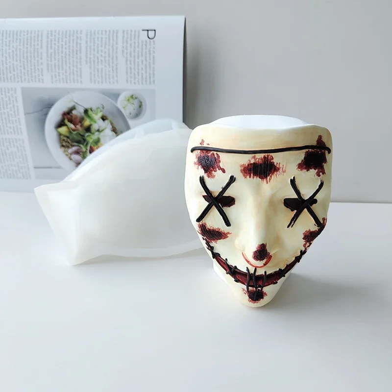 Хэллоуин Страшная Маска Силиконовая Форма DIY Хэллоуин Украшения Свеча Пластырь Призрачная Маска Форма
Хэллоуин Страшная Маска Силиконовая Форма DIY Хэллоуин Украшения Свеча Пластырь Призрачная Маска Форма