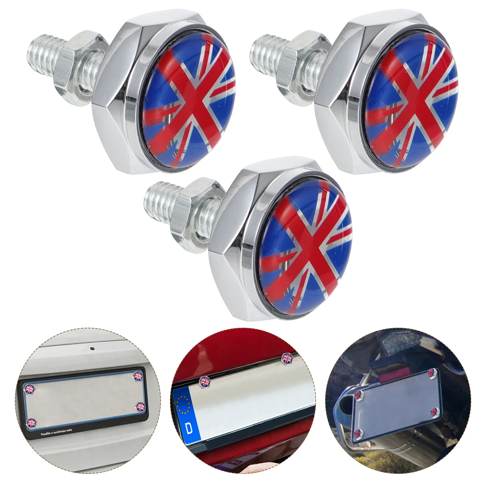 4Pcs License Plate Fasteners Heavy Duty Aluminum Alloy Replacement Screws for Auto Bike License Frames Long Term Performance
4Pcs License Plate Fasteners Heavy Duty Aluminum Alloy Replacement Screws for Auto Bike License Frames Long Term Performance