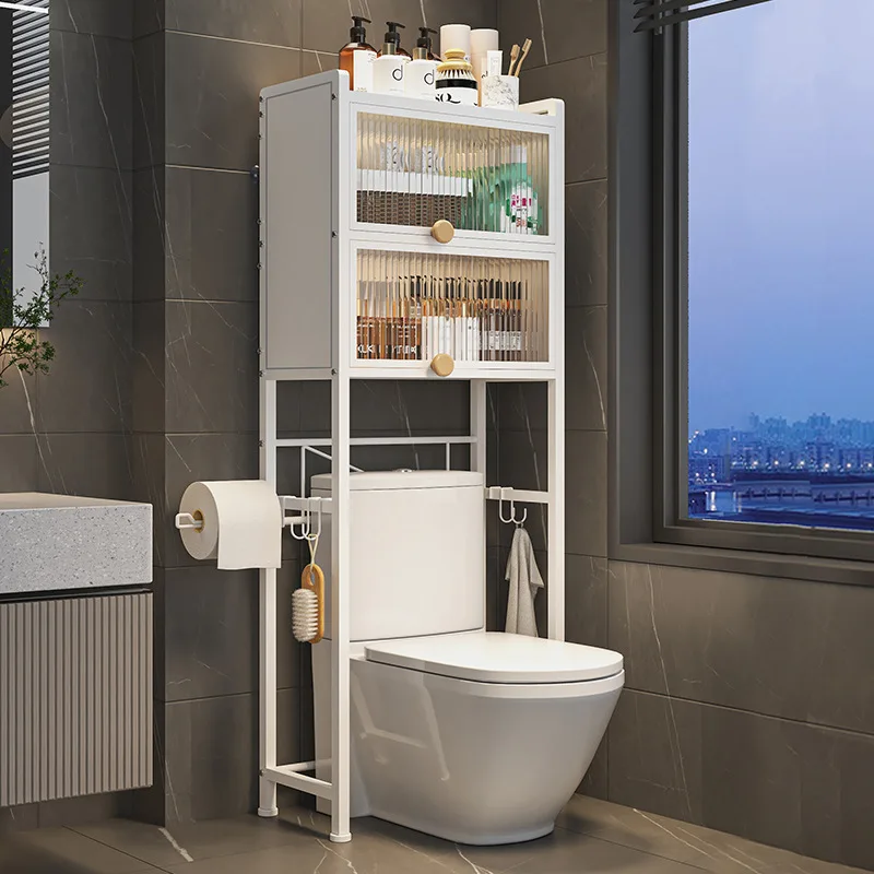 Toilet with cabinet door Floor-to-ceiling smart toilet Cabinet above bathroom Toilet Multifunctional storage
Toilet with cabinet door Floor-to-ceiling smart toilet Cabinet above bathroom Toilet Multifunctional storage