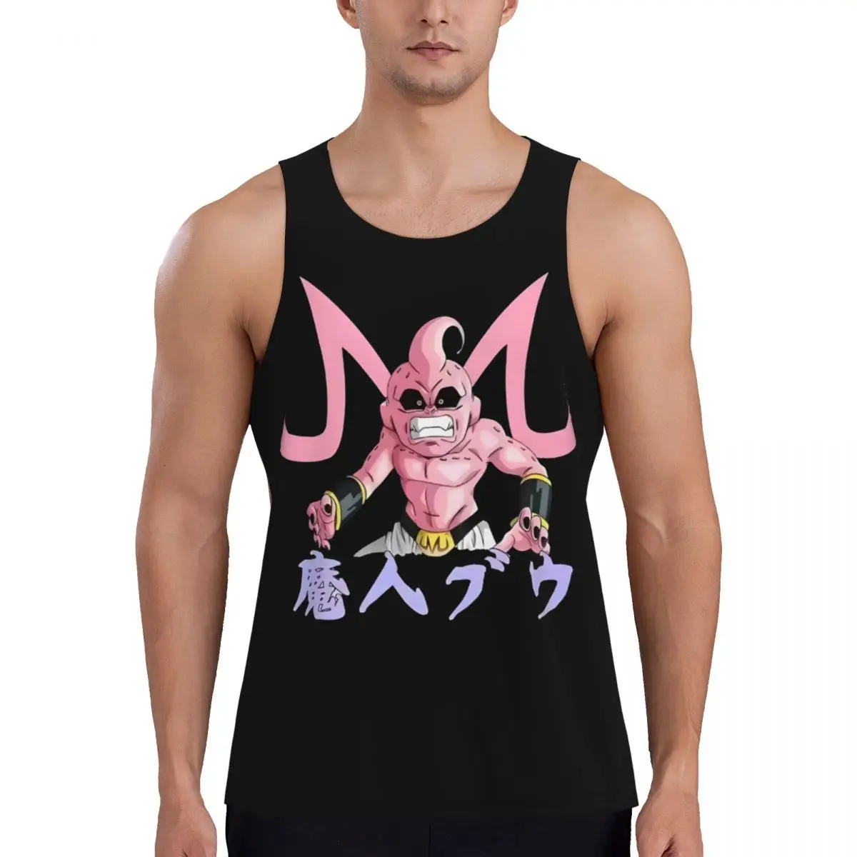 Dragon Ball Majin Buu аниме мужская спортивная одежда рубашка без рукавов для фитнеса полиэстер топы на бретелях для бодибилдинга бег тренажерный зал мышечный жилет
Dragon Ball Majin Buu аниме мужская спортивная одежда рубашка без рукавов для фитнеса полиэстер топы на бретелях для бодибилдинга бег тренажерный зал мышечный жилет