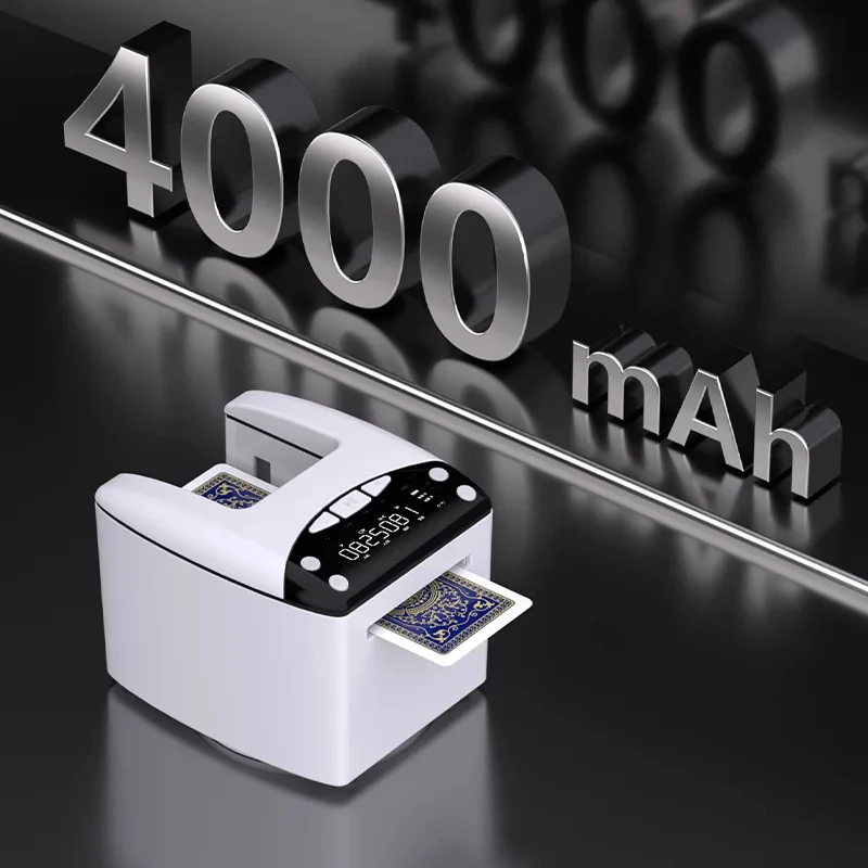 4000mAh Rechargeable Electric Automatic Card Dealer Machine Poker Cards Dispenser Speed and Distance Adjustable Poker Tools
4000mAh Rechargeable Electric Automatic Card Dealer Machine Poker Cards Dispenser Speed and Distance Adjustable Poker Tools