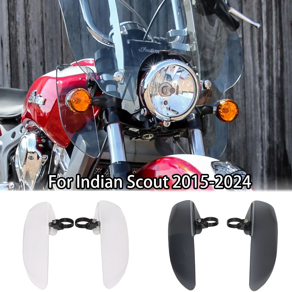 For Indian Scout 2015-2024 Windproof Flare Wings Side Wind Deflectors Motorcycle Fairing Windshield Protector Parts
For Indian Scout 2015-2024 Windproof Flare Wings Side Wind Deflectors Motorcycle Fairing Windshield Protector Parts