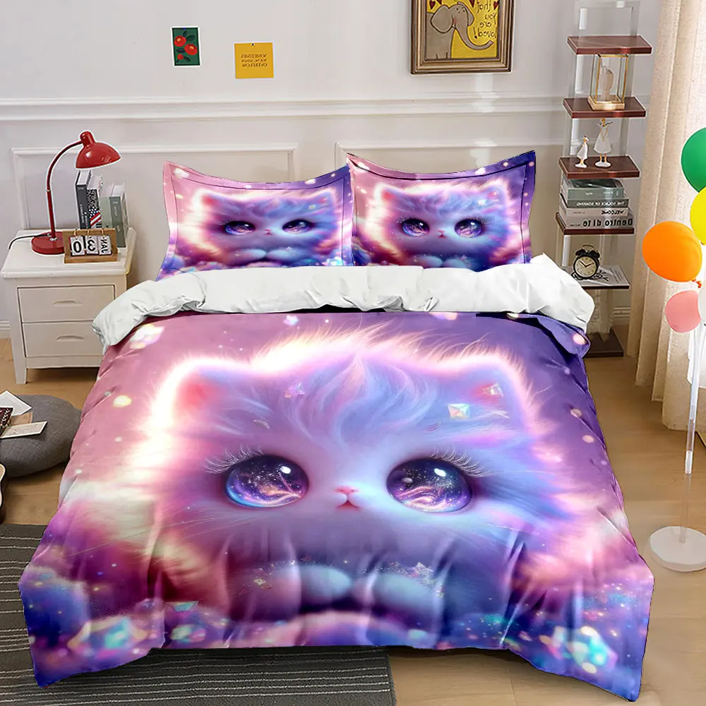 Dreamy starlight and soft glow background Duvet Cover Set with 3D Print Design Soft Polyester Bedding Set All-Season Comfort
Dreamy starlight and soft glow background Duvet Cover Set with 3D Print Design Soft Polyester Bedding Set All-Season Comfort