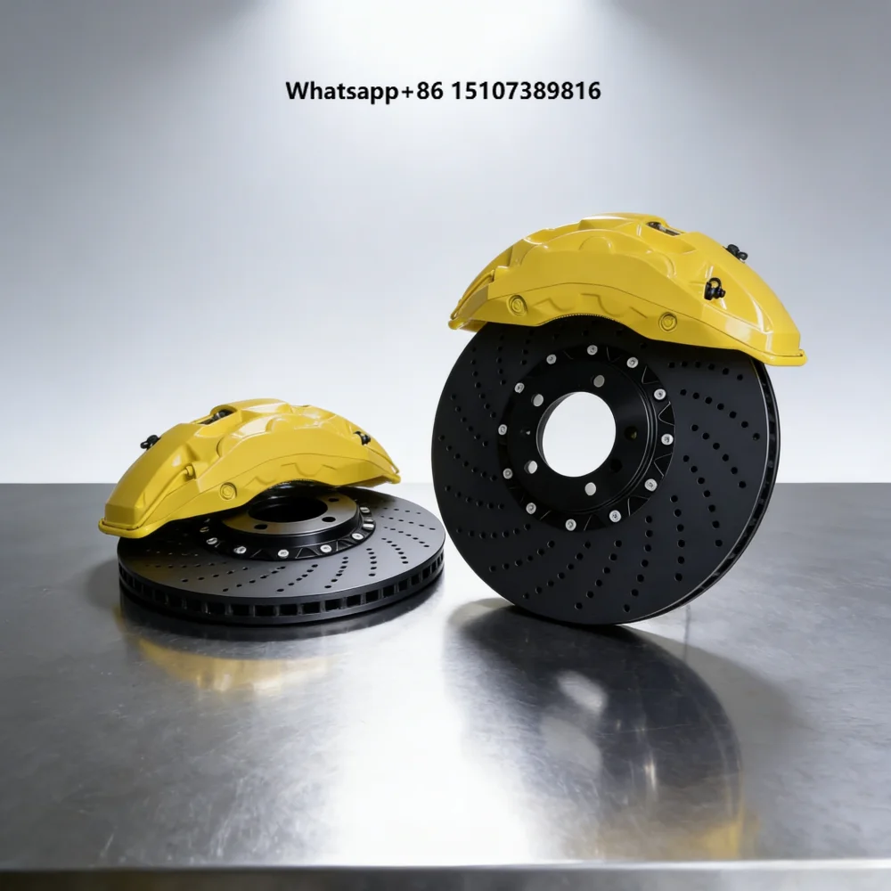 Auto Brake System 6 Pot Big Brake Caliper Kit 9N 380-400MM Brakes Disc with 19 Inch Rims Caliper 6 Pistons
Auto Brake System 6 Pot Big Brake Caliper Kit 9N 380-400MM Brakes Disc with 19 Inch Rims Caliper 6 Pistons