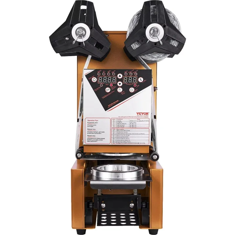 Fully Automatic Electric Boba Sealer 500-650 Cups/H Digital Control LCD Panel Bubble Milk Coffee Gold Sealing Machine
Fully Automatic Electric Boba Sealer 500-650 Cups/H Digital Control LCD Panel Bubble Milk Coffee Gold Sealing Machine