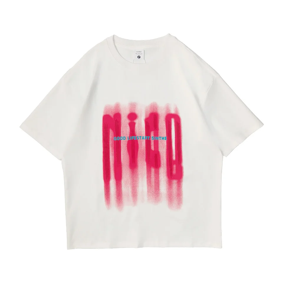 GOOD LIFESTART/SIHTHE Letter Printed Round Neck T-Shirt Summer Men's Short Sleeve Casual Print Unisex Summer Tee
GOOD LIFESTART/SIHTHE Letter Printed Round Neck T-Shirt Summer Men's Short Sleeve Casual Print Unisex Summer Tee