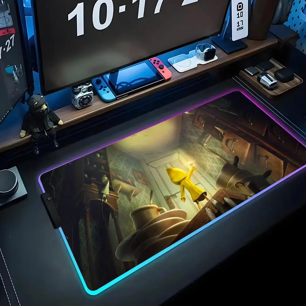 Коврик для мыши Game Little Nightmares RGB Gaming Mousepad Большой светодиодный коврик для ПК Настольный коврик Светящийся коврик для мыши Большие коврики для клавиатуры Настольный коврик Wi
Коврик для мыши Game Little Nightmares RGB Gaming Mousepad Большой светодиодный коврик для ПК Настольный коврик Светящийся коврик для мыши Большие коврики для клавиатуры Настольный коврик Wi