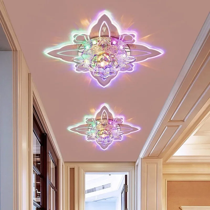 European modern minimalist living room spotlight led crystal aisle corridor porch acrylic creative entrance hall light LX101601
European modern minimalist living room spotlight led crystal aisle corridor porch acrylic creative entrance hall light LX101601