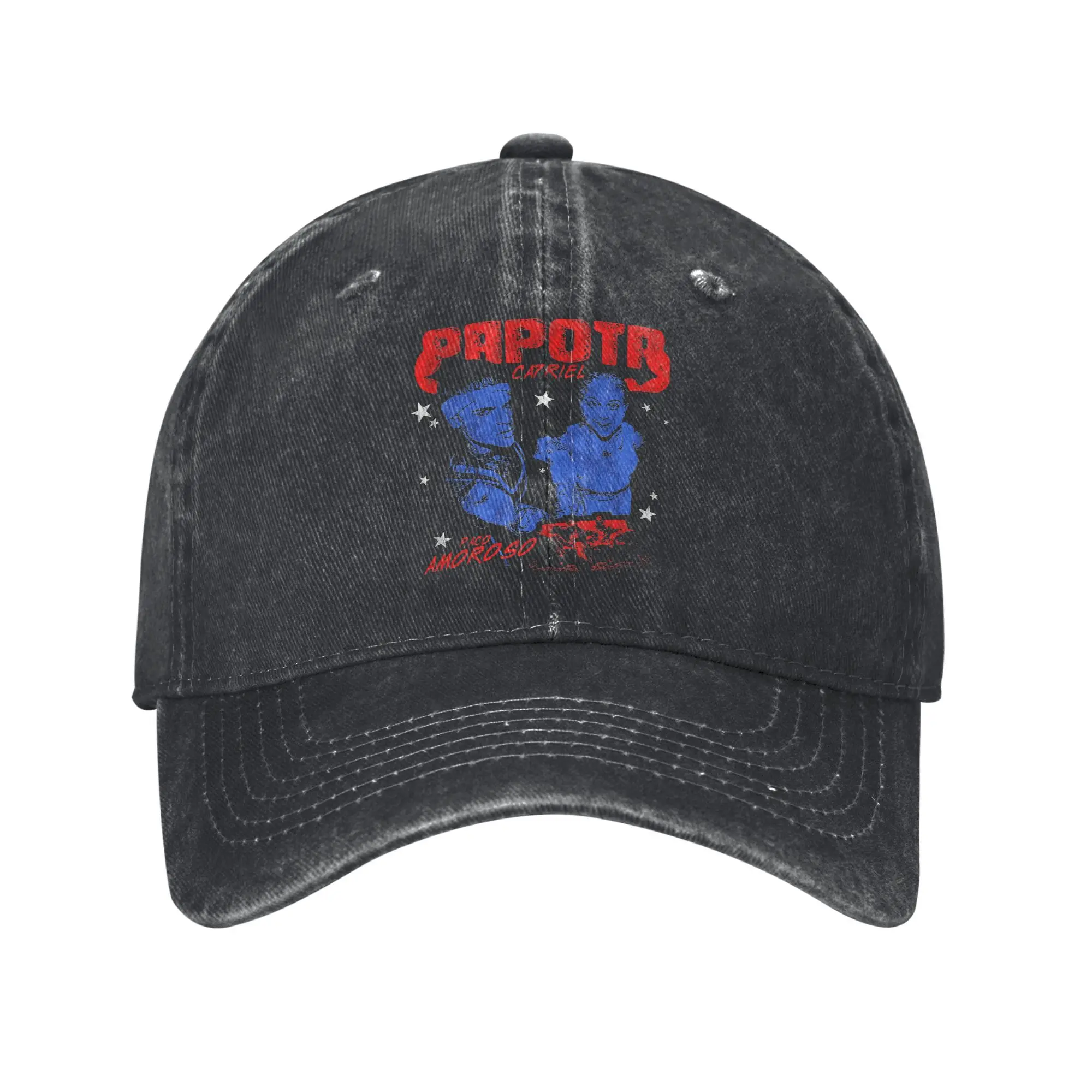 CA7RIEL & Paco Amoroso Papota Baseball Cap Vintage Distressed Denim Washed Snapback Hat Unisex Outdoor Activities Soft Caps Hat
CA7RIEL & Paco Amoroso Papota Baseball Cap Vintage Distressed Denim Washed Snapback Hat Unisex Outdoor Activities Soft Caps Hat