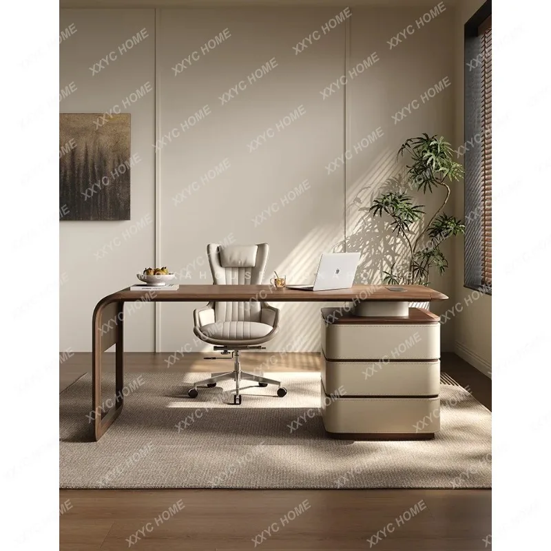 JYAzeMedieval style desk study household walnut solid wood high-end ash wood office tables and chairs
JYAzeMedieval style desk study household walnut solid wood high-end ash wood office tables and chairs