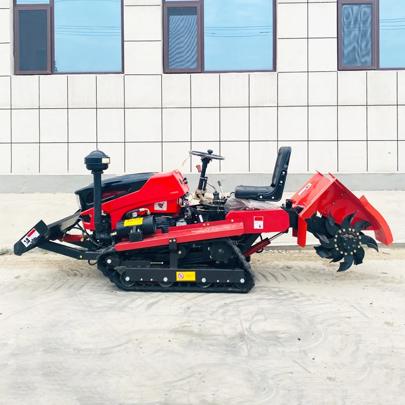 Customized Rotary Tiller Agricultural Plowing Machine New Multi-Function Small Crawler Rotary Tiller Farm Cultivator
Customized Rotary Tiller Agricultural Plowing Machine New Multi-Function Small Crawler Rotary Tiller Farm Cultivator