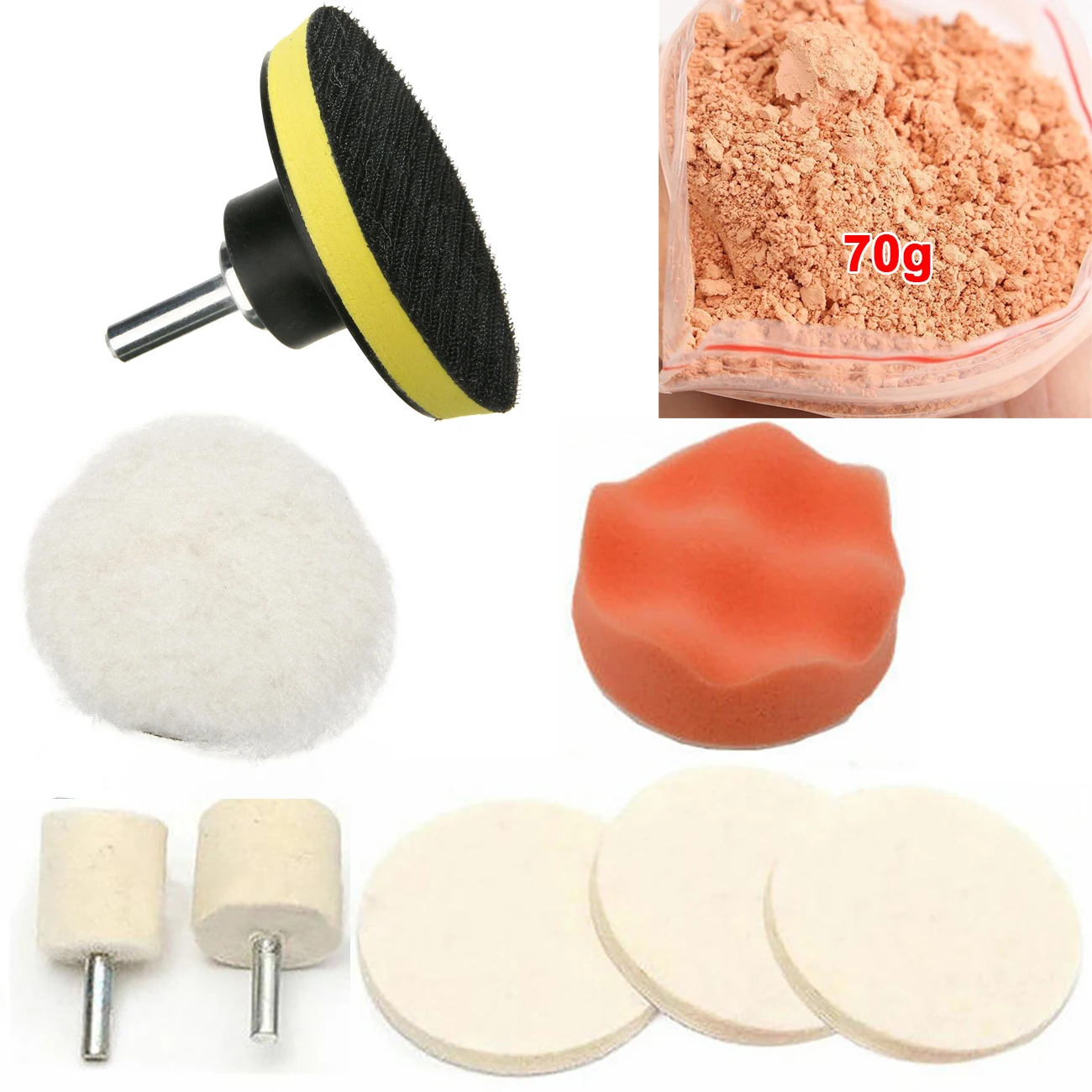 Car Glass Window Polishing Kit Repair Tool Waxing Polishing Pad with Polishing Powder for Windscreen Windshield Scratch Removal
Car Glass Window Polishing Kit Repair Tool Waxing Polishing Pad with Polishing Powder for Windscreen Windshield Scratch Removal