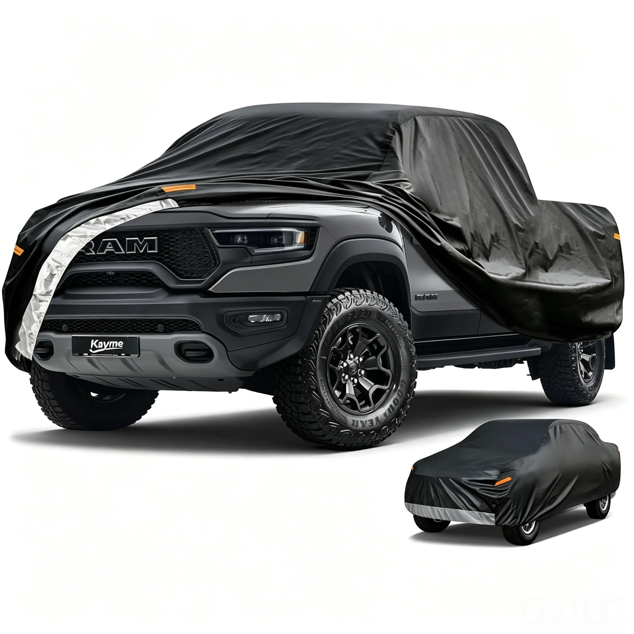 Kayme 7 Layers Heavy Duty Truck Cover Waterproof Outdoor Pickup Cover Sun Uv Rain Protection Universal Fit for Silverado
Kayme 7 Layers Heavy Duty Truck Cover Waterproof Outdoor Pickup Cover Sun Uv Rain Protection Universal Fit for Silverado