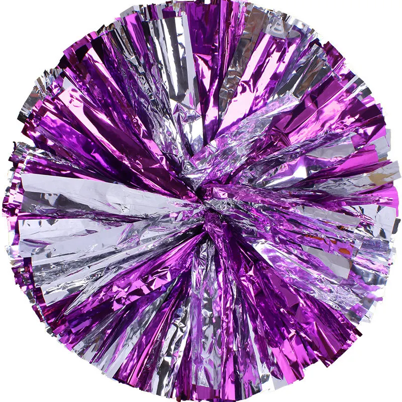 30pcs Dance Team Cheer Fancy Pom Customized Professional Cheerleader Pom Pom With Metallic Foil Two Colors Mixed
30pcs Dance Team Cheer Fancy Pom Customized Professional Cheerleader Pom Pom With Metallic Foil Two Colors Mixed