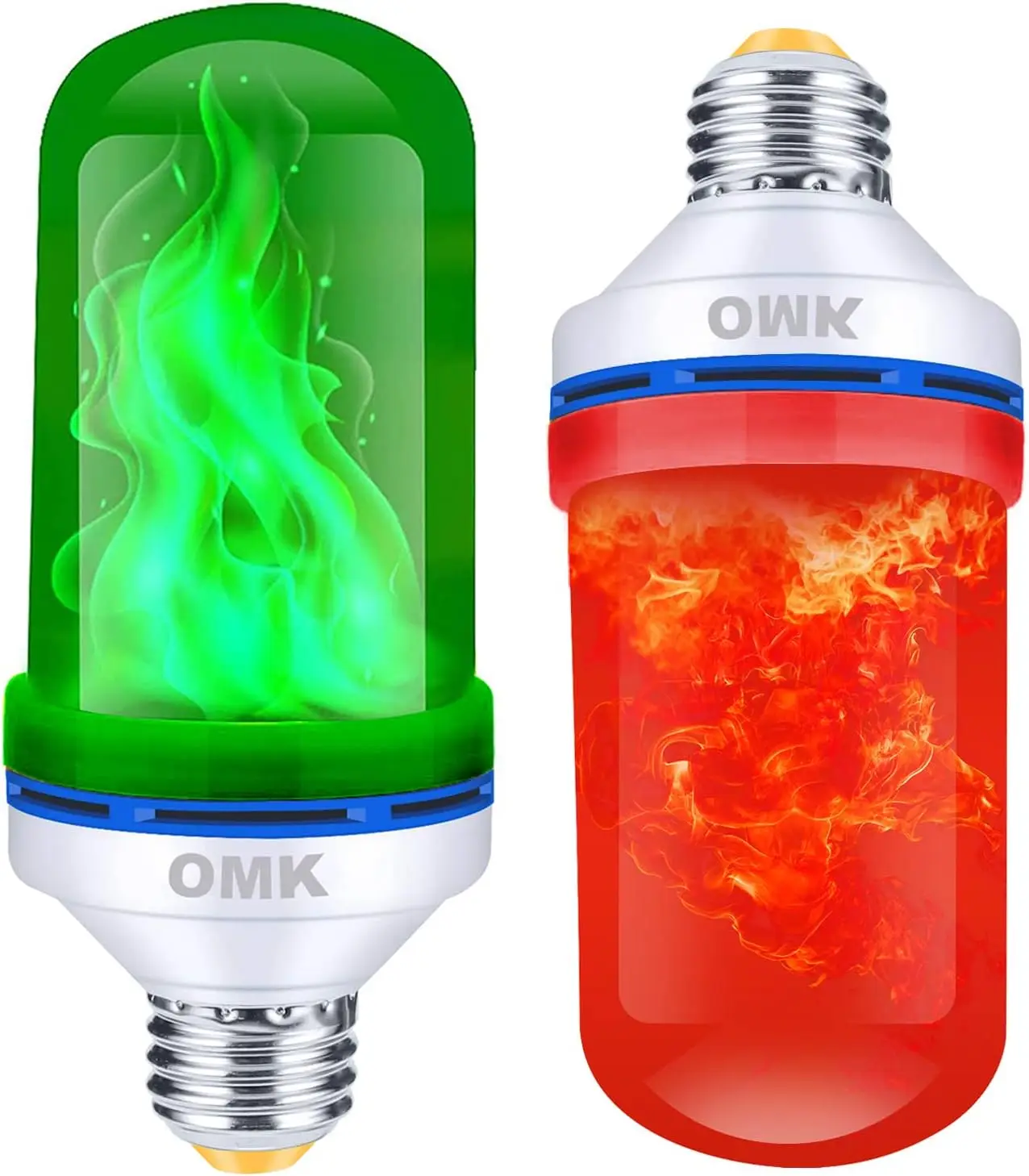 LED Flame Effect Light Bulbs - 4 Modes Fire Simulated Lamps for Christmas Decor, Holiday Gifts, Party, Indoor/Outdoor (2 Pack)
LED Flame Effect Light Bulbs - 4 Modes Fire Simulated Lamps for Christmas Decor, Holiday Gifts, Party, Indoor/Outdoor (2 Pack)